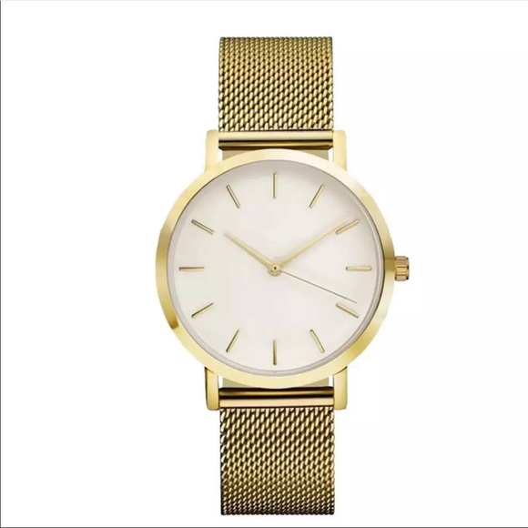 Salty Cold Brew Accessories - Minimalist Stainless Steel Slim Trendy Watch